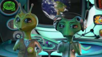 [grunting] - Alien TV