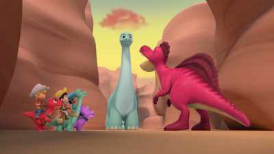[grunting] - Dino Ranch
