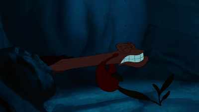 [grunting] - The Little Mermaid Live!
