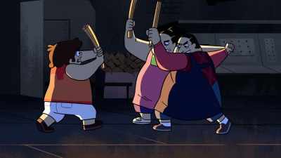 [ Grunting ] - Victor and Valentino