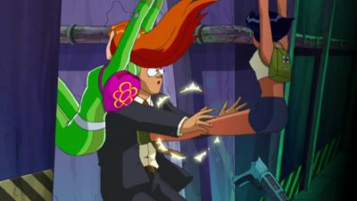 [grunting] - Totally Spies!