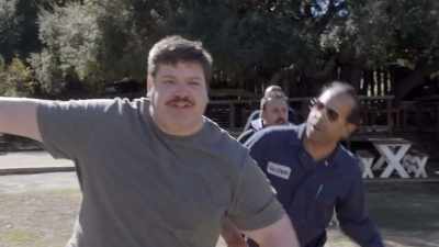 -(grunting) - Rob Riggle's Ski Master Academy
