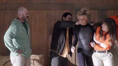 (grunting) - Rob Riggle's Ski Master Academy
