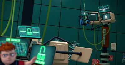 [grunting] - Spy Kids: Mission Critical