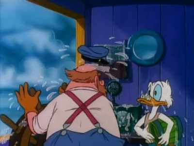 [grunting] - DuckTales