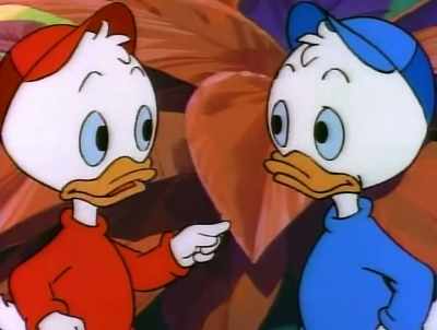 [grunting] - DuckTales