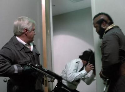 [grunting] - The A-Team