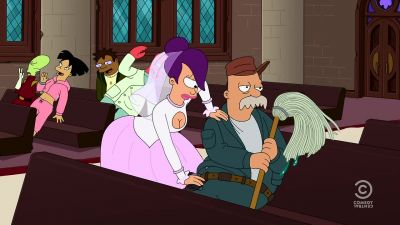 [grunting] - Futurama
