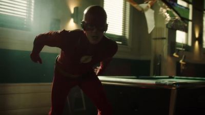 [grunting] - The Flash