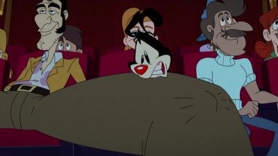 [grunting] - Animaniacs