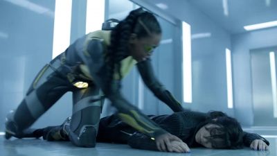 [grunting] - Black Lightning