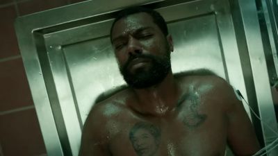            [grunting] - Black Lightning
