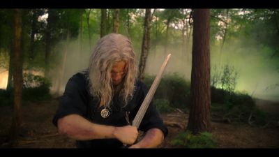 [grunting] - The Witcher