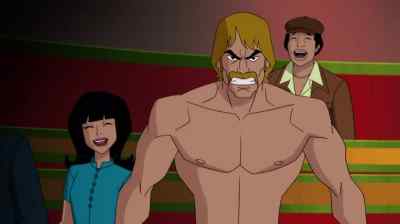 [grunting] - Batman: Soul of the Dragon