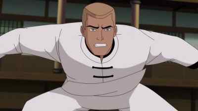 [grunting] - Batman: Soul of the Dragon