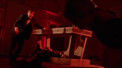 -(GRUNTING)
-Sara. Sara. Sara! - DC's Legends of Tomorrow