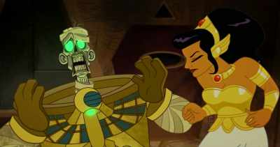 -(grunting)
-(thumping) - Legend of the Three Caballeros