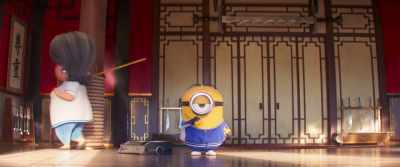 [grunting weakly] - Minions: The Rise of Gru