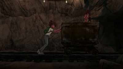 [grunting] Yeah, I'm trying. - Curses!