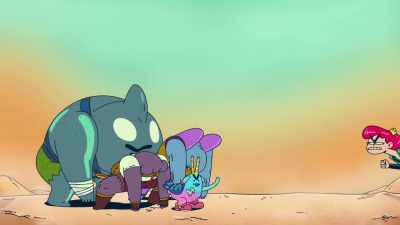 - [grunts]
- [all yelp] - Aquaman: King of Atlantis