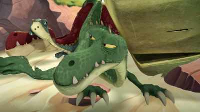 (GRUNTS ANGRILY) - Gigantosaurus