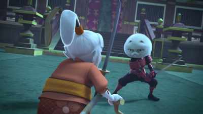 -[grunts]
-[blade clangs] - Samurai Rabbit: The Usagi Chronicles