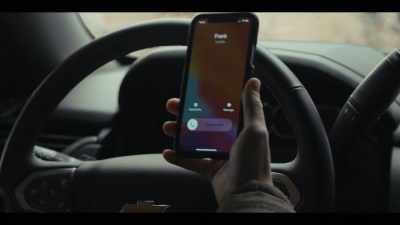-(GRUNTS)
-(CELL PHONE VIBRATES) - Mare of Easttown