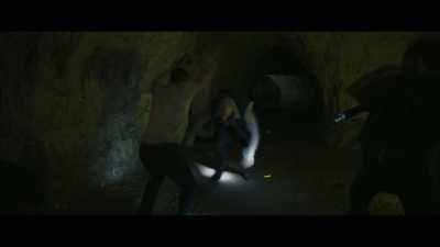-(GRUNTS)
-(CHOKING) - The Marine 6: Close Quarters