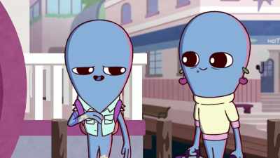 [grunts, chuckles] - Strange Planet