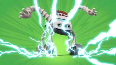 [grunts, chuckles] - Mighty Monsterwheelies