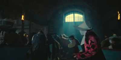 - [grunts]
- [crowd screaming] - The Completely Made-Up Adventures of Dick Turpin