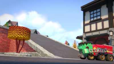 -[grunts]
-[engine sputtering] - Mighty Monsterwheelies