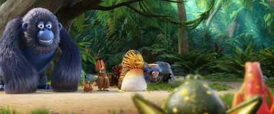 [grunts] Glad to be back though.
This has been quite a hike. - The Jungle Bunch