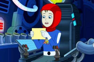-[grunts]
-[groans] - The Magic School Bus Rides Again