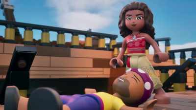 [grunts, groans] - LEGO Disney Princess: The Castle Quest