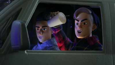 -[grunts]
-[groans] - Marvel's M.O.D.O.K.
