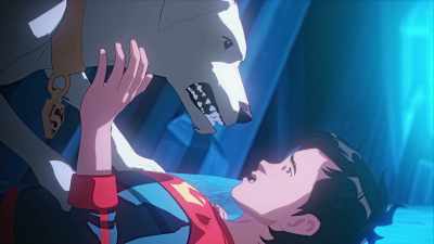 - [grunts]
- [growling] - Batman and Superman: Battle of the Super Sons
