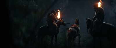 - [grunts]
- [horse neighs] - Kingdom of the Planet of the Apes
