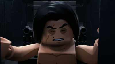 (GRUNTS) I can hear you talking
and him breathing and... - LEGO Star Wars Holiday Special