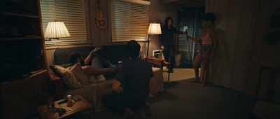 [GRUNTS] I want a shot.
I like to-- - Stranger in the Woods