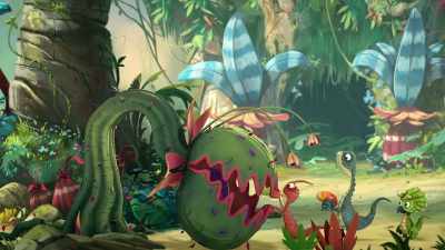 (GRUNTS) Mazu!
Are you down there? - Gigantosaurus