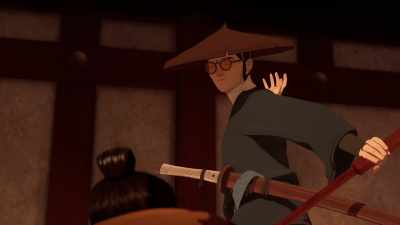 [grunts, muffled grunts] - BLUE EYE SAMURAI