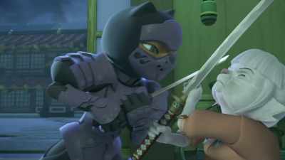 -[grunts]
-[ninja screams] - Samurai Rabbit: The Usagi Chronicles
