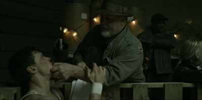[ Grunts ] No.
Let it bleed a little. - The Fight Machine