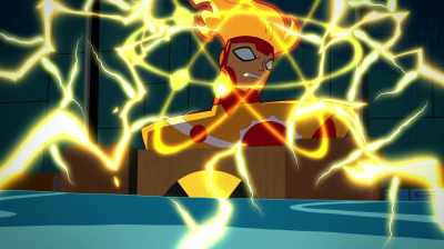(GRUNTS) Nothing's gonna go
ka-bluey if I can help it. - Justice League Action