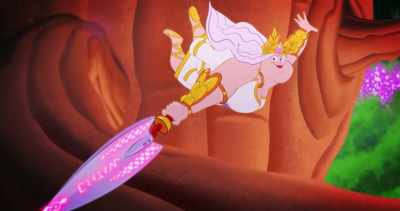 -(grunts)
-(rasps) - Legend of the Three Caballeros