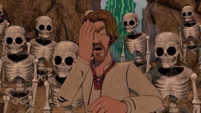 [grunts] - Curses!