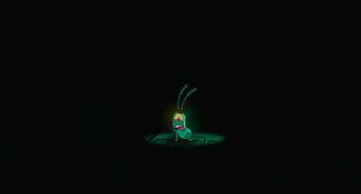 [grunts] - Plankton: The Movie