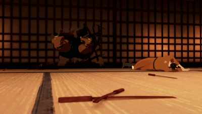 [grunts] - BLUE EYE SAMURAI