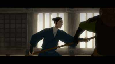 [grunts] - BLUE EYE SAMURAI